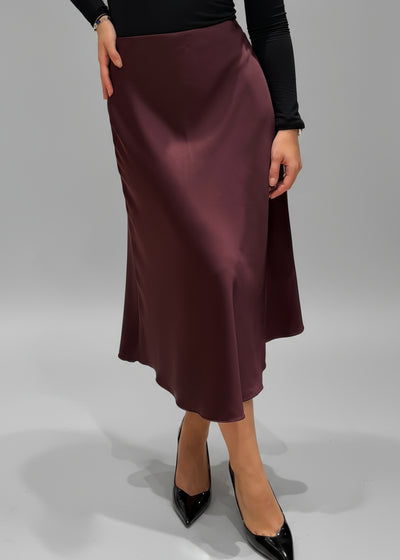 SKIRT SATIN VEA BORDO