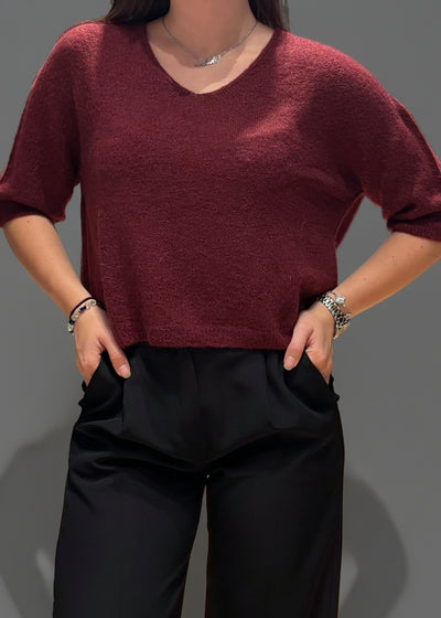 SWEATER CAIRO BORDEAUX