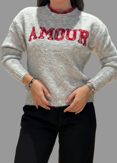 SWEATER AMOUR GRAY