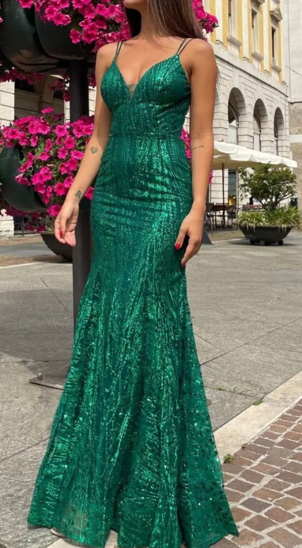 LAURA GREEN DRESS IPD FashionStore LAURA GREEN DRESS IPD FashionStore